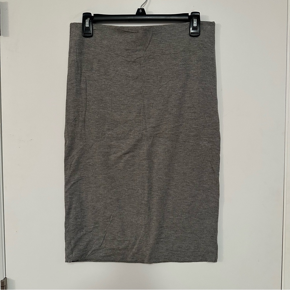 LOFT Charcoal Pencil Skirt